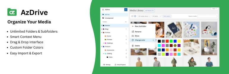AzDrive Preview Wordpress Plugin - Rating, Reviews, Demo & Download