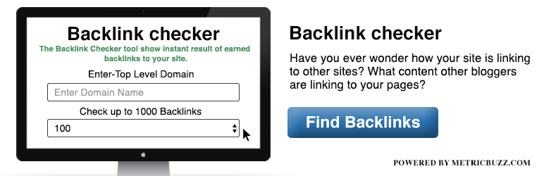 Backlink Checker SEO Preview Wordpress Plugin - Rating, Reviews, Demo & Download
