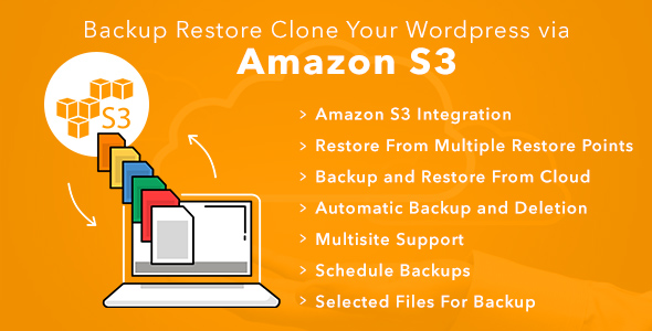Backup Restore Clone Your Wordpress Via AWS Preview - Rating, Reviews, Demo & Download