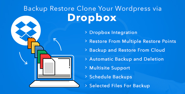 Backup Restore Clone Your Wordpress Via Dropbox Preview - Rating, Reviews, Demo & Download