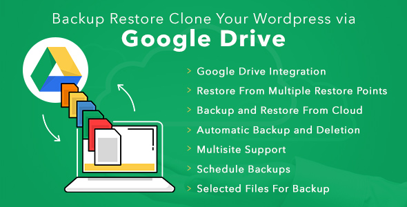 Backup Restore Clone Your Wordpress Via Google Drive Preview - Rating, Reviews, Demo & Download
