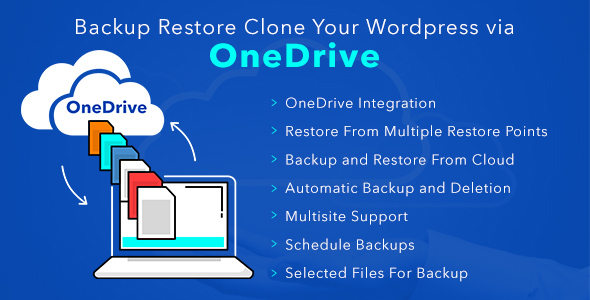 Backup Restore Clone Your Wordpress Via OneDrive Preview - Rating, Reviews, Demo & Download