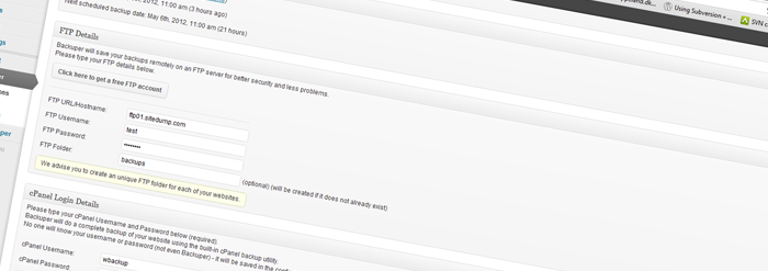 Backuper: WordPress Backup Plugin Preview - Rating, Reviews, Demo & Download