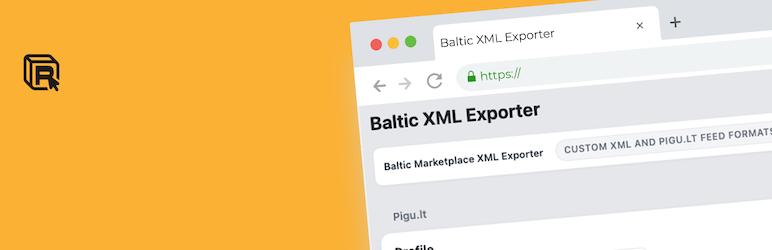 Baltic Marketplace XML Exporter For WooCommerce Preview Wordpress Plugin - Rating, Reviews, Demo & Download