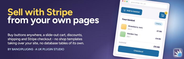 Bang! Cart – Standalone Stripe Shopping Cart & Buy Buttons Preview Wordpress Plugin - Rating, Reviews, Demo & Download