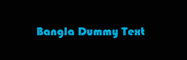 Bangla Dummy Text Preview Wordpress Plugin - Rating, Reviews, Demo & Download