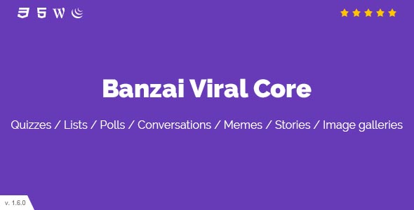 Banzai Viral Core – All-In-One Viral Plugin For WordPress Preview - Rating, Reviews, Demo & Download