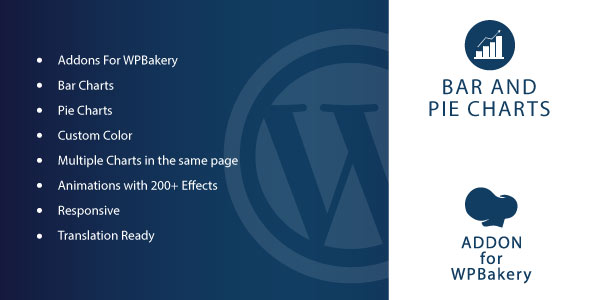 Bar And Pie Charts – Addons For WPBakery Page Builder WordPress Plugin Preview - Rating, Reviews, Demo & Download