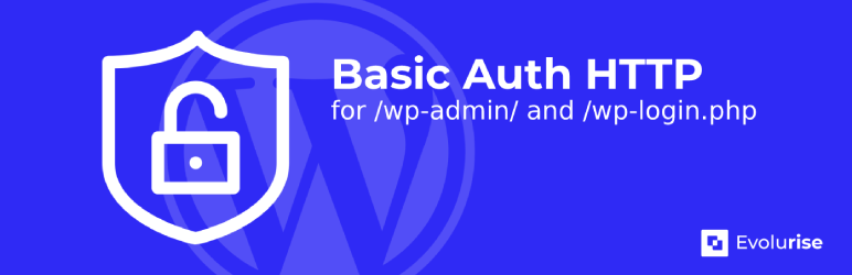 Basic Auth For WP-Admin Preview Wordpress Plugin - Rating, Reviews, Demo & Download