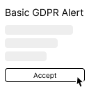 Basic GDPR Alert