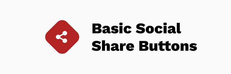 Basic Social Share Buttons Preview Wordpress Plugin - Rating, Reviews, Demo & Download