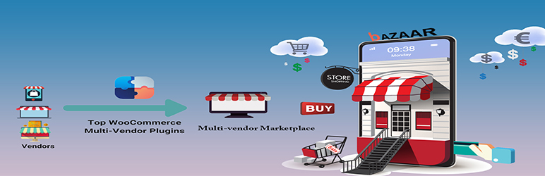 Bazaar – Multivendor Marketplace For WooCommerce Preview Wordpress Plugin - Rating, Reviews, Demo & Download