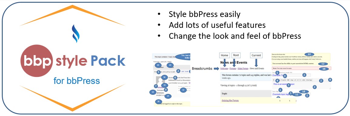 Bbp Style Pack Preview Wordpress Plugin - Rating, Reviews, Demo & Download