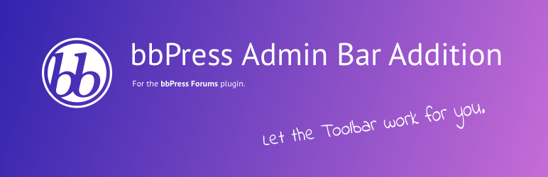 BbPress Admin Bar Addition Preview Wordpress Plugin - Rating, Reviews, Demo & Download