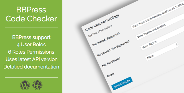 BBPress Envato Purchase Code Checker Preview Wordpress Plugin - Rating, Reviews, Demo & Download