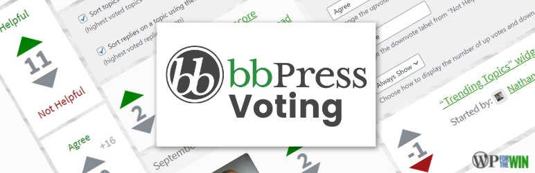BbPress Voting Preview Wordpress Plugin - Rating, Reviews, Demo & Download