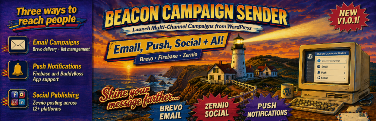 Beacon Campaign Sender Preview Wordpress Plugin - Rating, Reviews, Demo & Download
