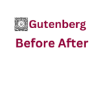 Before After Image Gutenberg Block