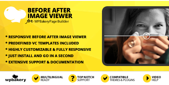 Before & After Image Viewer Addon For WPBakery Page Builder Preview Wordpress Plugin - Rating, Reviews, Demo & Download