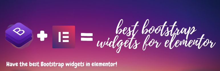 Best Bootstrap Widgets For Elementor Preview Wordpress Plugin - Rating, Reviews, Demo & Download