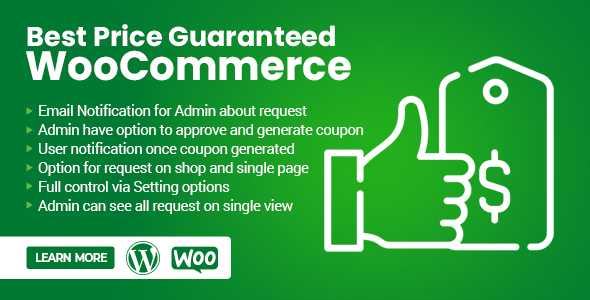 Best Price Guaranteed For WooCommerce Plugin Preview - Rating, Reviews, Demo & Download