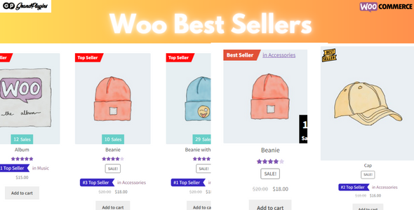 Best Seller Products For WooCommerce Preview Wordpress Plugin - Rating, Reviews, Demo & Download