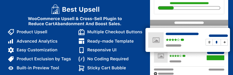 Best Upsell For WooCommerce Preview Wordpress Plugin - Rating, Reviews, Demo & Download