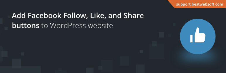 BestWebSoft's Like & Share – Posts, Pages And Widget Social Extension Plugin For WordPress Preview - Rating, Reviews, Demo & Download