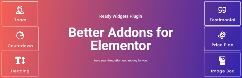 Better Elementor Addons Preview Wordpress Plugin - Rating, Reviews, Demo & Download