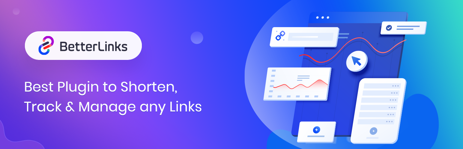 BetterLinks – Shorten, Track And Manage Any URL Preview Wordpress Plugin - Rating, Reviews, Demo & Download