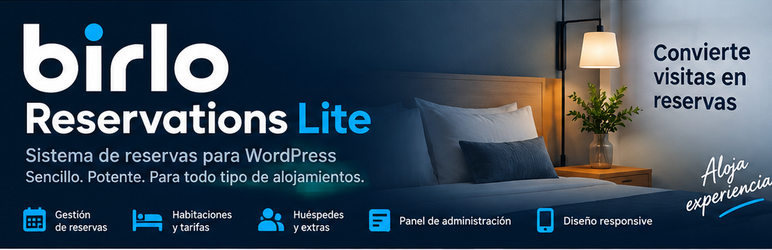 Birlo Reservations Lite Preview Wordpress Plugin - Rating, Reviews, Demo & Download