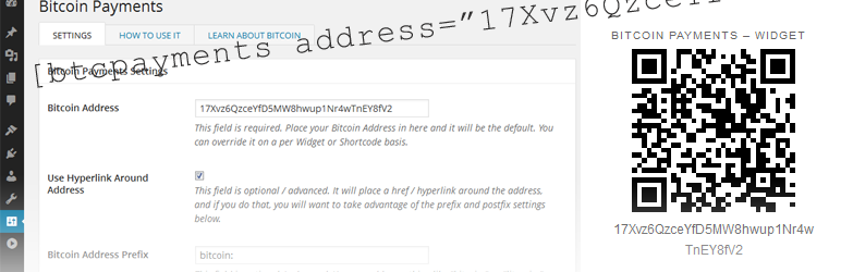 Bitcoin Payments Preview Wordpress Plugin - Rating, Reviews, Demo & Download