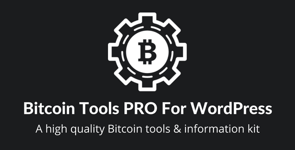 Bitcoin Tools PRO Plugin for Wordpress Preview - Rating, Reviews, Demo & Download