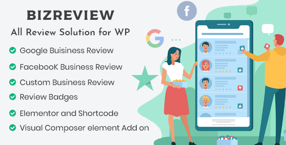BIZREVIEW – Business Review WordPress Plugin Preview - Rating, Reviews, Demo & Download