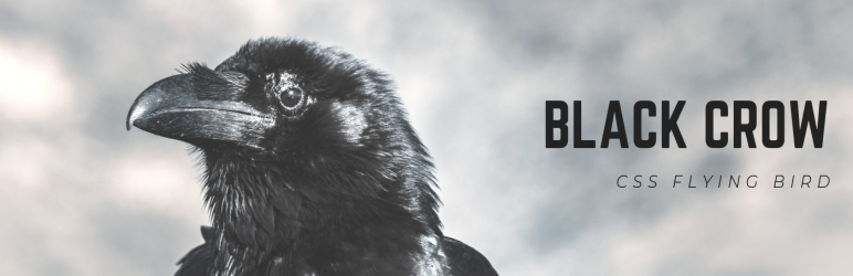 Black Crow (CSS Flying Bird) Preview Wordpress Plugin - Rating, Reviews, Demo & Download