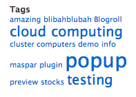 Blibahblubah Tag Cloud Preview Wordpress Plugin - Rating, Reviews, Demo & Download
