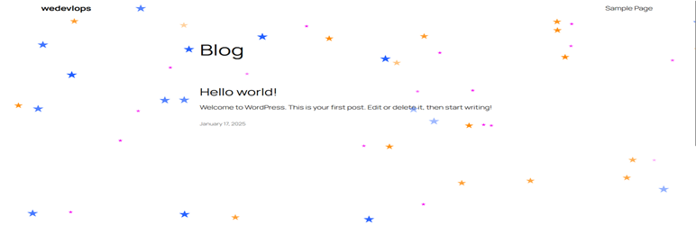 Blinking Stars Effect Preview Wordpress Plugin - Rating, Reviews, Demo & Download