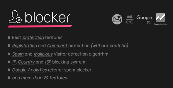 Blocker Firewall – Wordpress Security Plugin Preview - Rating, Reviews, Demo & Download