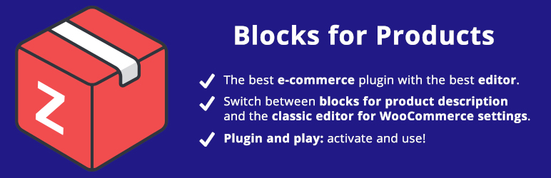 Blocks For Products Preview Wordpress Plugin - Rating, Reviews, Demo & Download
