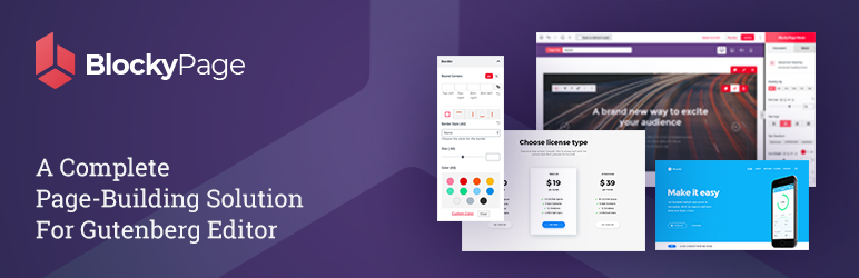 BlockyPage – Gutenberg Based Page Builder Preview Wordpress Plugin - Rating, Reviews, Demo & Download