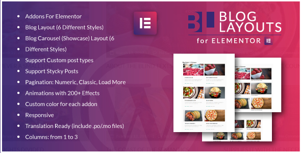 Blog Layouts For Elementor WordPress Plugin Preview - Rating, Reviews, Demo & Download