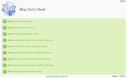 Blog Tech Check Preview Wordpress Plugin - Rating, Reviews, Demo & Download
