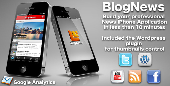 BlogNews – IPhone Blog App – Wordpress Editions Preview - Rating, Reviews, Demo & Download