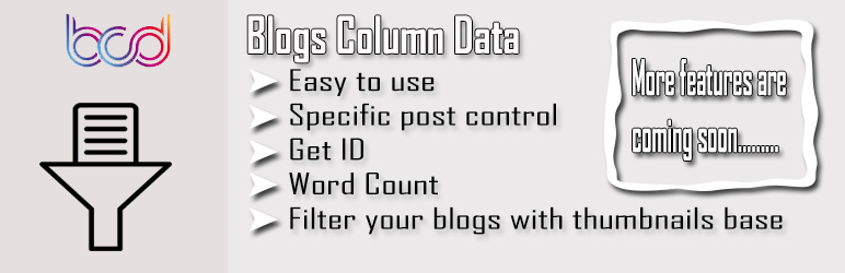 Blogs Column Data Preview Wordpress Plugin - Rating, Reviews, Demo & Download