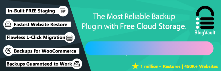 BlogVault WordPress Backup Plugin – Migration, Staging, And Backups Preview - Rating, Reviews, Demo & Download