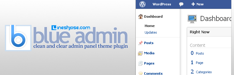 Blue Admin Preview Wordpress Plugin - Rating, Reviews, Demo & Download