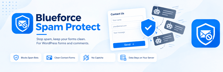 Blueforce Spam Protect Preview Wordpress Plugin - Rating, Reviews, Demo & Download