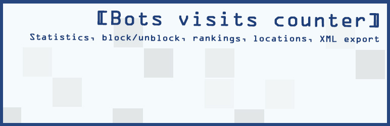 Bodi0`s Bots Visits Counter Preview Wordpress Plugin - Rating, Reviews, Demo & Download
