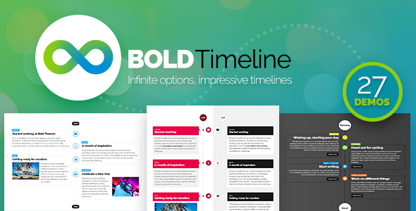 Bold Timeline – WordPress Timeline Plugin Preview - Rating, Reviews, Demo & Download