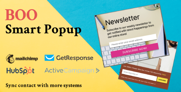 BOO Smart Popup Preview Wordpress Plugin - Rating, Reviews, Demo & Download